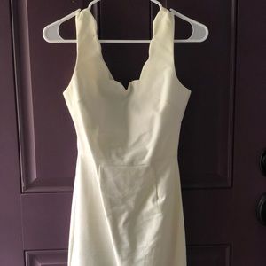 Ivory mini dress